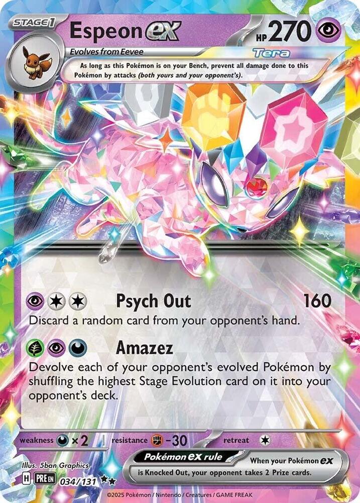 Espeon ex - 034/131 | SV: Prismatic Evolutions #034/131