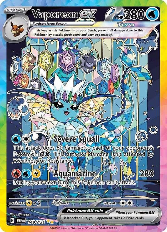 Vaporeon ex - 149/131 | SV: Prismatic Evolutions #149/131