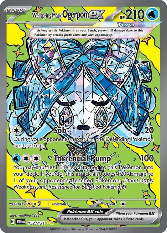 Wellspring Mask Ogerpon ex - 152/131 | SV: Prismatic Evolutions #152/131