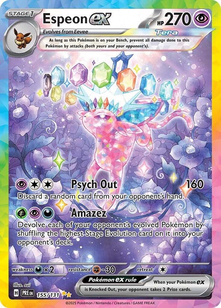 Espeon ex - 155/131 | SV: Prismatic Evolutions #155/131