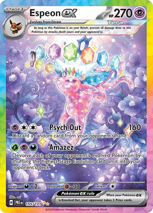 Espeon ex - 155/131 | SV: Prismatic Evolutions #155/131