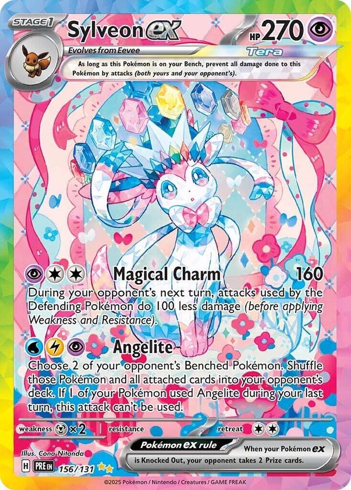 Sylveon ex - 156/131 | SV: Prismatic Evolutions #156/131