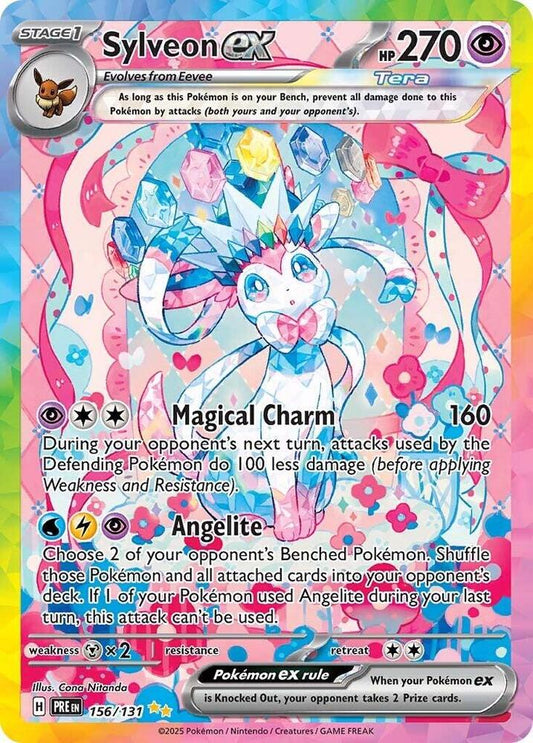 Sylveon ex - 156/131 | SV: Prismatic Evolutions #156/131