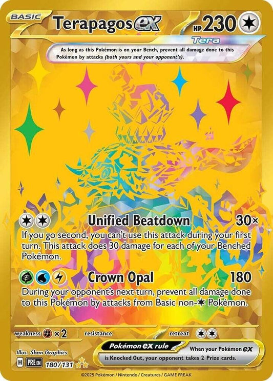Terapagos ex - 180/131 | SV: Prismatic Evolutions #180/131