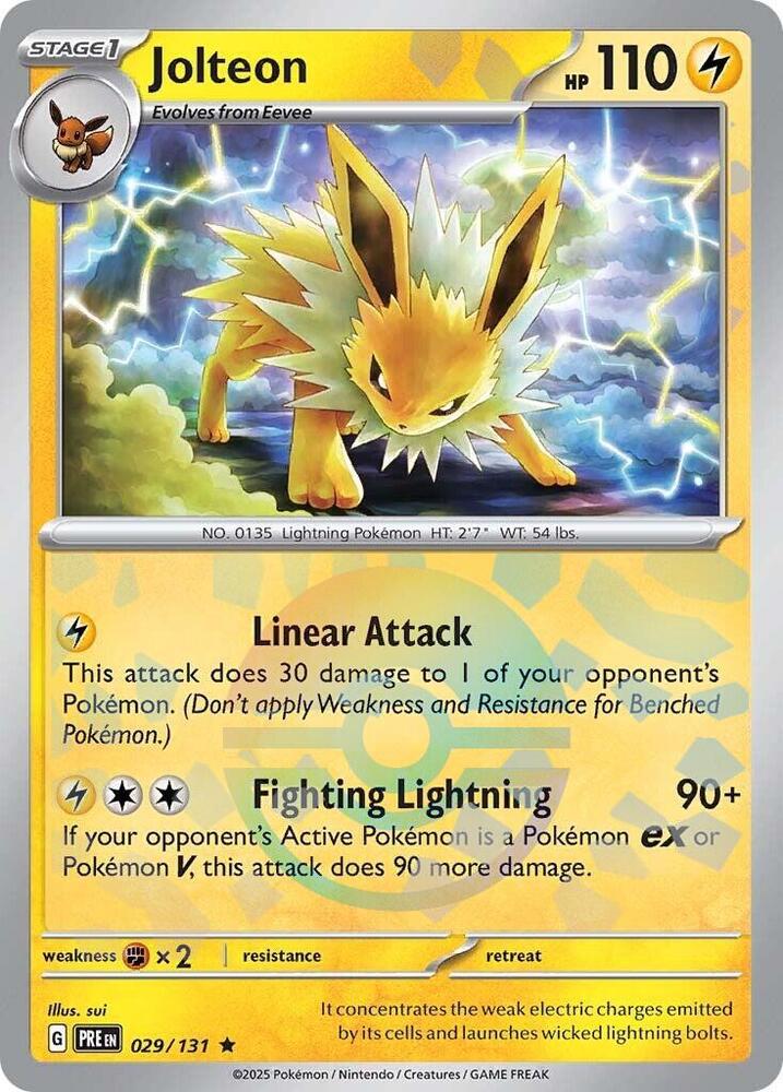 Jolteon (Poke Ball Pattern) | SV: Prismatic Evolutions #029/131