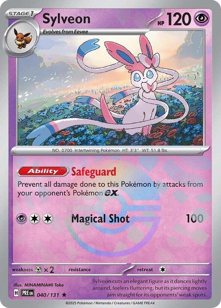 Sylveon (Poke Ball Pattern) | SV: Prismatic Evolutions #040/131