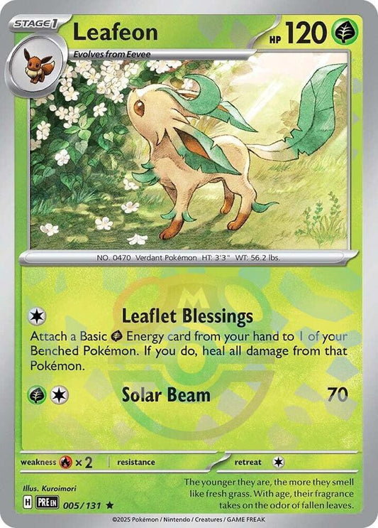 Leafeon (Master Ball Pattern) | SV: Prismatic Evolutions #005/131