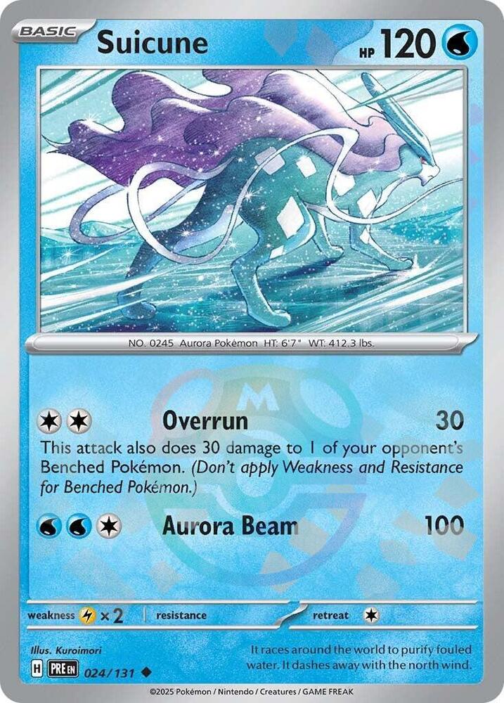 Suicune (Master Ball Pattern) | SV: Prismatic Evolutions #024/131