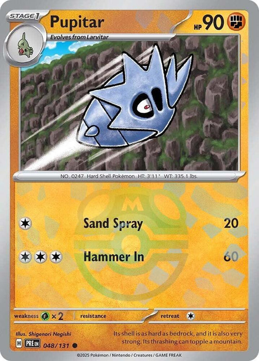 Pupitar (Master Ball Pattern) | SV: Prismatic Evolutions #048/131