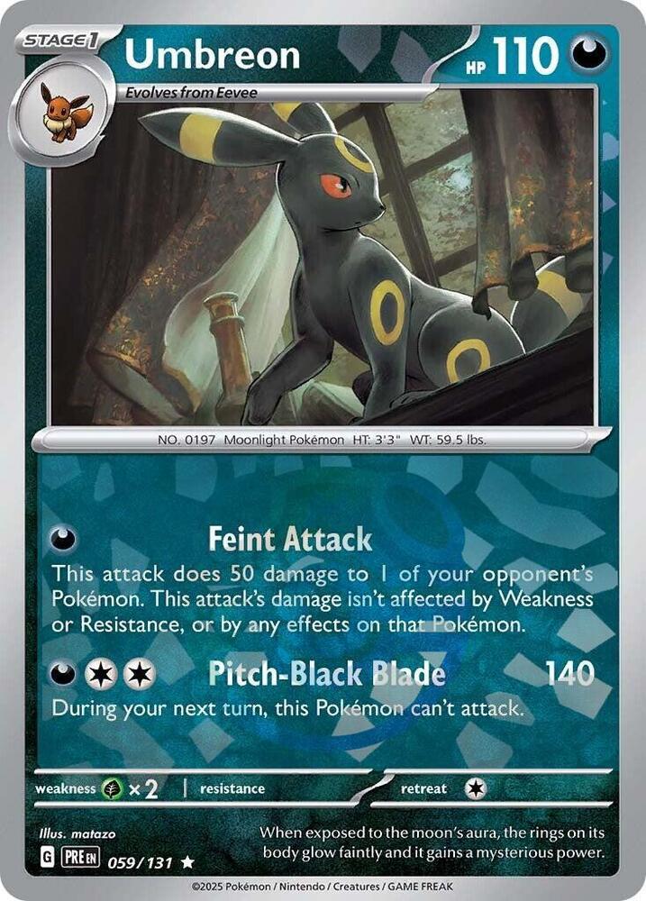 Umbreon (Master Ball Pattern) | SV: Prismatic Evolutions #059/131