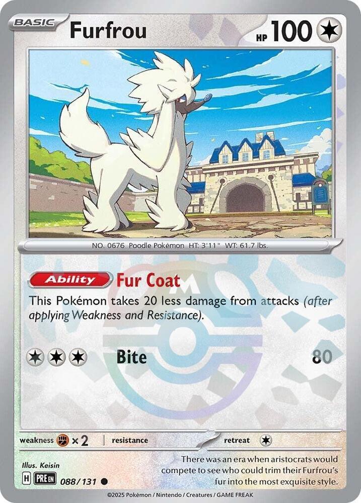 Furfrou (Master Ball Pattern) | SV: Prismatic Evolutions #088/131