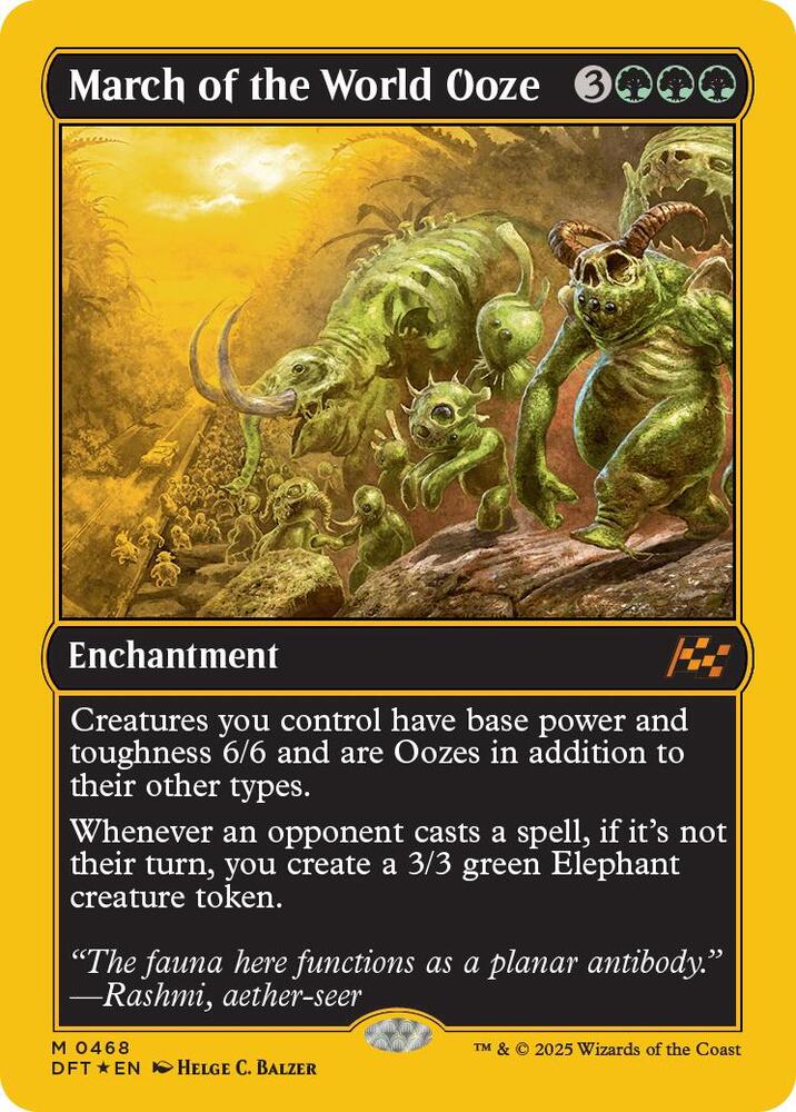 March of the World Ooze (First-Place Foil) | Aetherdrift #468