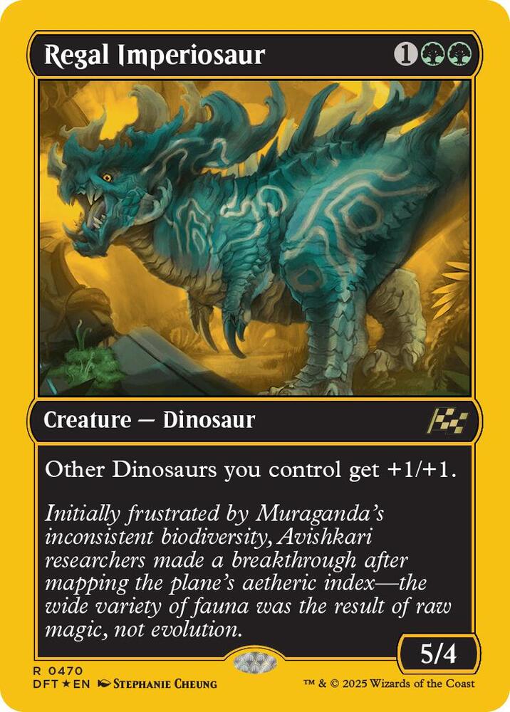 Regal Imperiosaur (First-Place Foil) | Aetherdrift #470