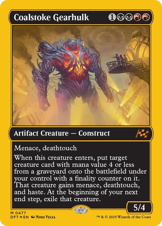 Coalstoke Gearhulk (First-Place Foil) | Aetherdrift #477