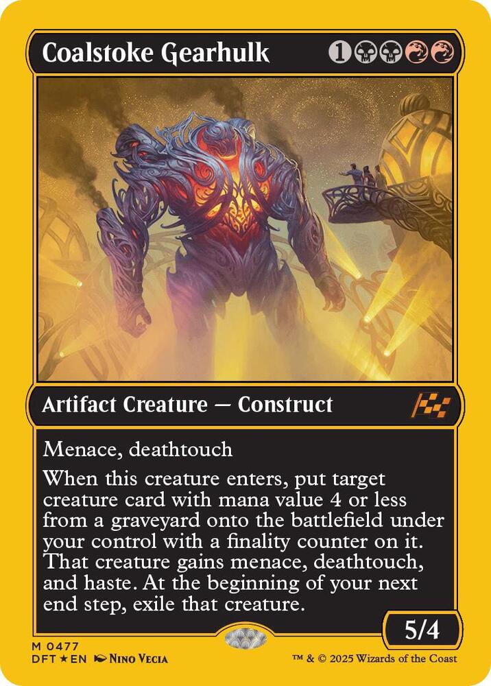 Coalstoke Gearhulk (First-Place Foil) | Aetherdrift #477