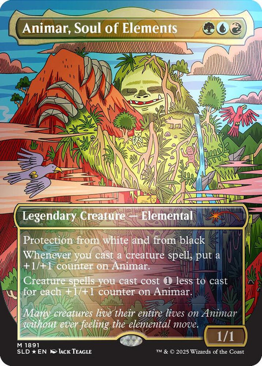 Animar, Soul of Elements (Rainbow Foil) | Secret Lair Drop Series #1891