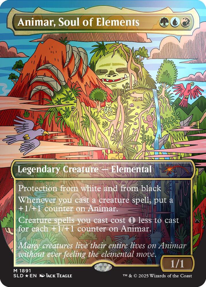 Animar, Soul of Elements (Rainbow Foil) | Secret Lair Drop Series #1891