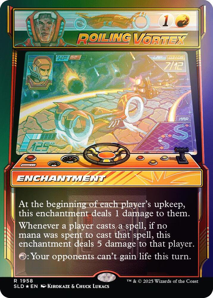 Roiling Vortex (Rainbow Foil) | Secret Lair Drop Series #1958