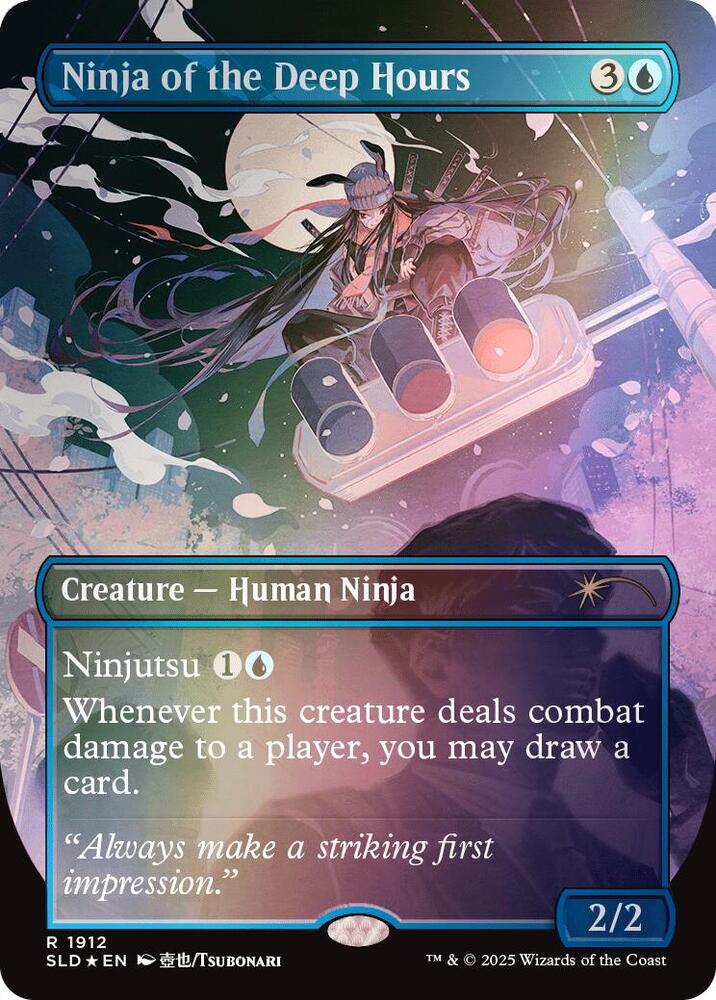 Ninja of the Deep Hours (Rainbow Foil) | Secret Lair Drop Series #1912