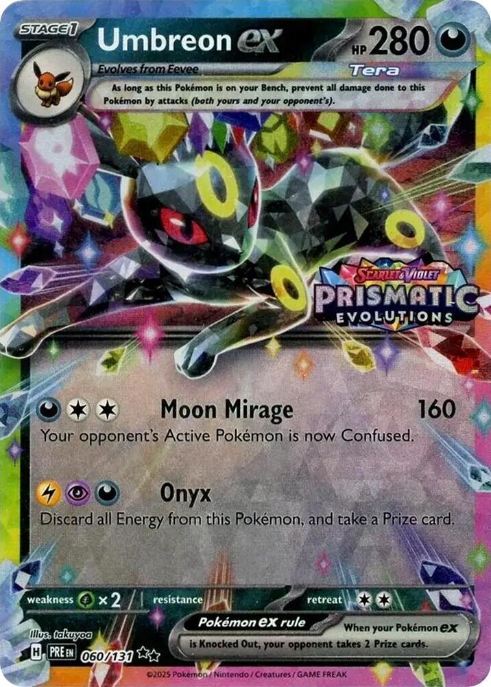 Umbreon ex - 060/131 (Prismatic Evolutions Stamp) | Miscellaneous Cards & Products #060/131