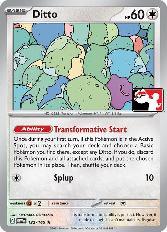Ditto - 132/165 | Prize Pack Series Cards #132/165