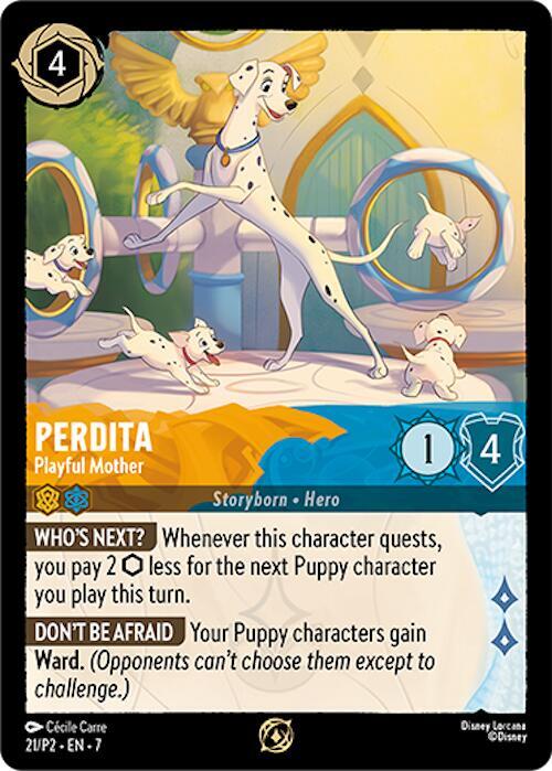 Perdita - Playful Mother | Disney Lorcana Promo Cards #21