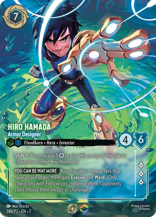Hiro Hamada - Armor Designer (Store Championship) | Disney Lorcana Promo Cards #24B