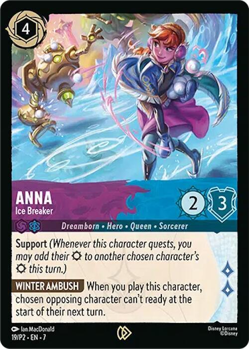 Anna - Ice Breaker | Disney Lorcana Promo Cards #19