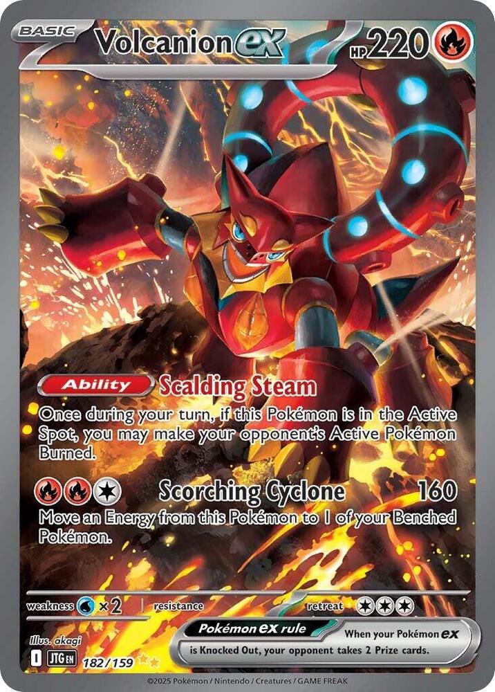 Volcanion ex - 182/159 | SV09: Journey Together #182/159