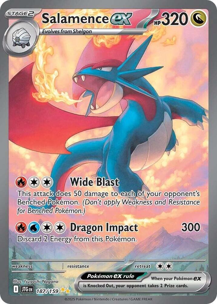 Salamence ex - 187/159 | SV09: Journey Together #187/159