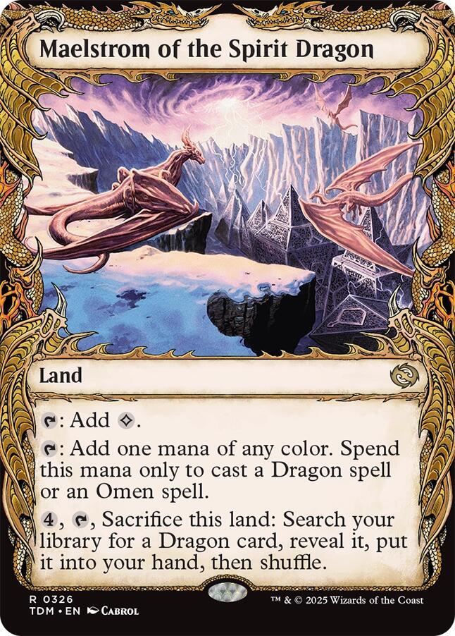 Maelstrom of the Spirit Dragon (Showcase) | Tarkir: Dragonstorm #326