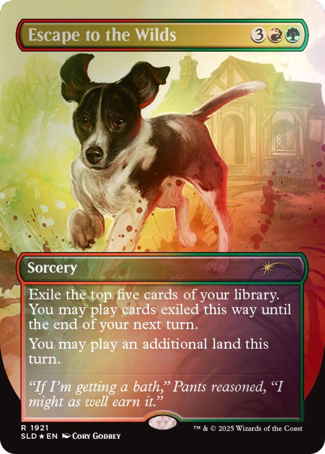 Escape to the Wilds (1921) (Rainbow Foil) | Secret Lair Drop Series #1921