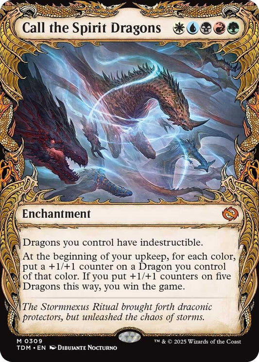 Call the Spirit Dragons (Showcase) | Tarkir: Dragonstorm #309