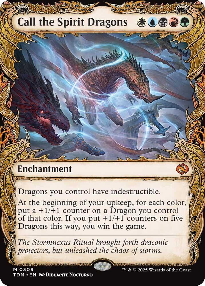 Call the Spirit Dragons (Showcase) | Tarkir: Dragonstorm #309
