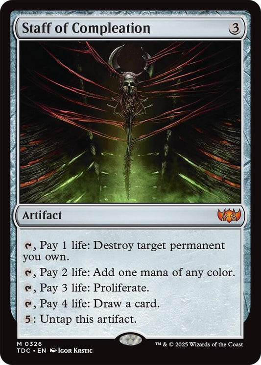 Staff of Compleation | Commander: Tarkir: Dragonstorm #326