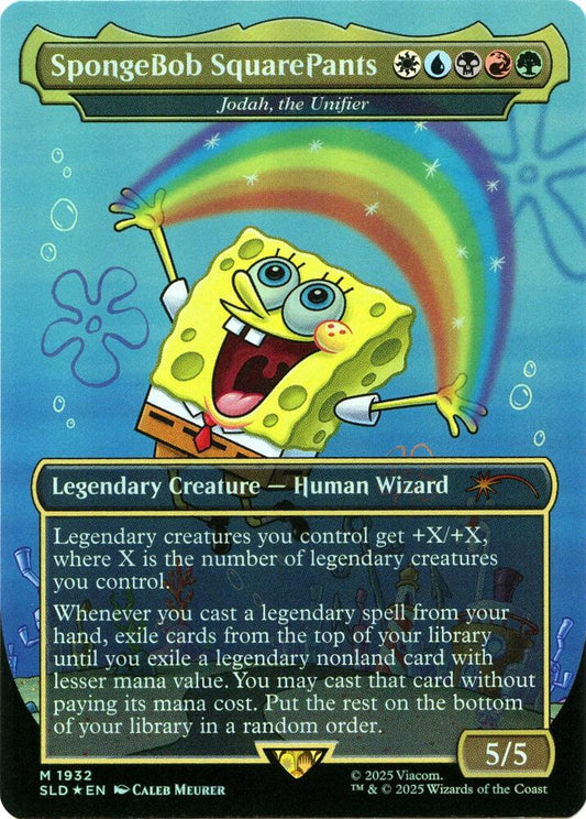 SpongeBob SquarePants - Jodah, the Unifier (Rainbow Foil) | Secret Lair Drop Series #1932