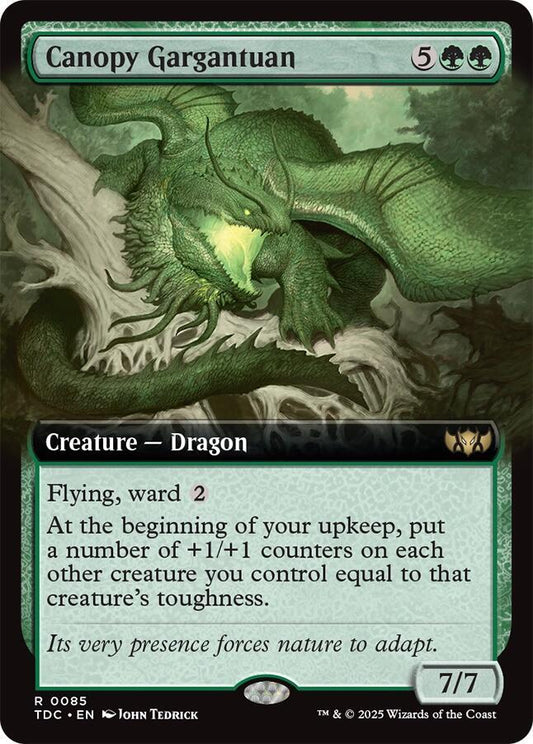 Canopy Gargantuan (Extended Art) | Commander: Tarkir: Dragonstorm #85