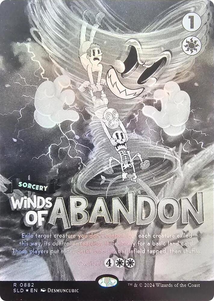 Winds of Abandon (Black & White Foil) | Secret Lair Drop Series #882