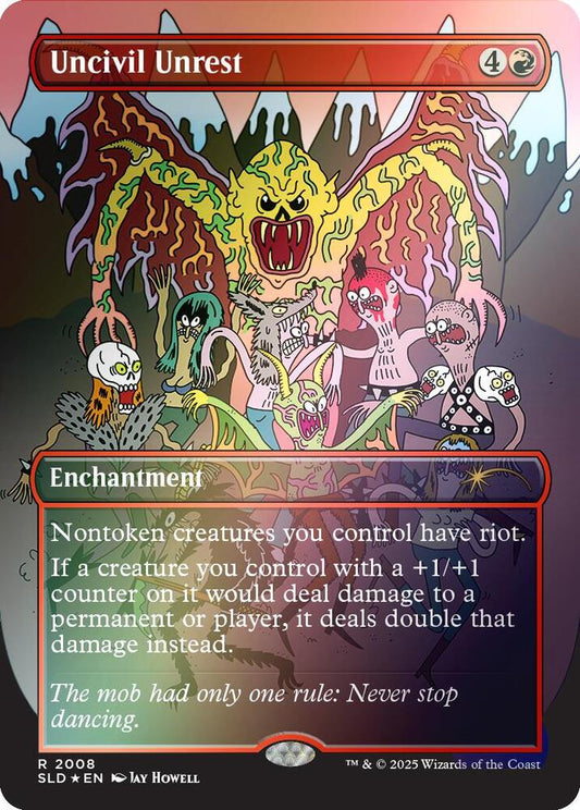 Uncivil Unrest (Rainbow Foil) | Secret Lair Drop Series #2008