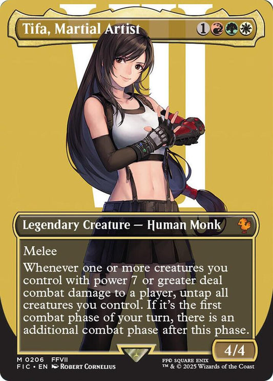 Tifa, Martial Artist (Borderless) | Commander: FINAL FANTASY #206