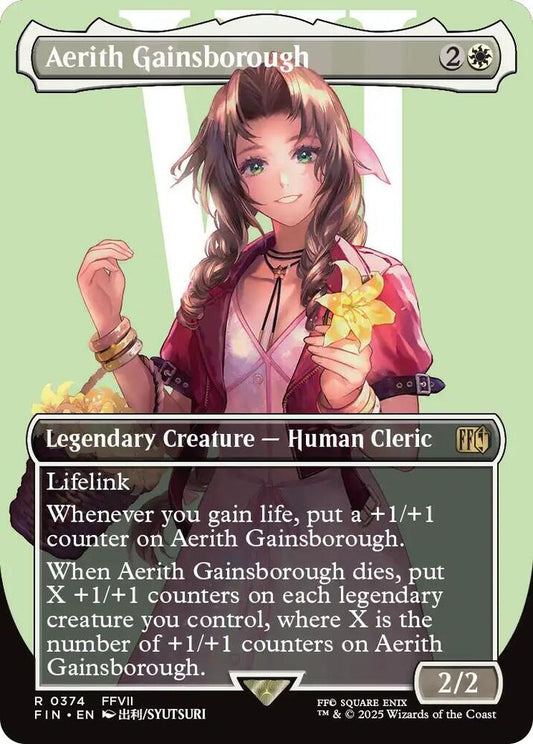 Aerith Gainsborough (Borderless) | FINAL FANTASY #374