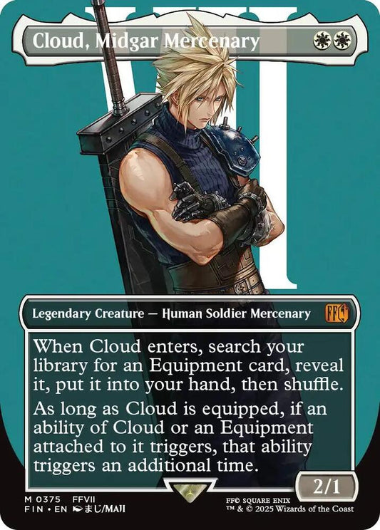 Cloud, Midgar Mercenary (Borderless) | FINAL FANTASY #375