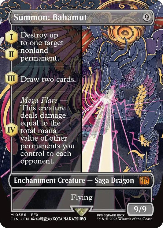 Summon: Bahamut (Borderless) | FINAL FANTASY #356