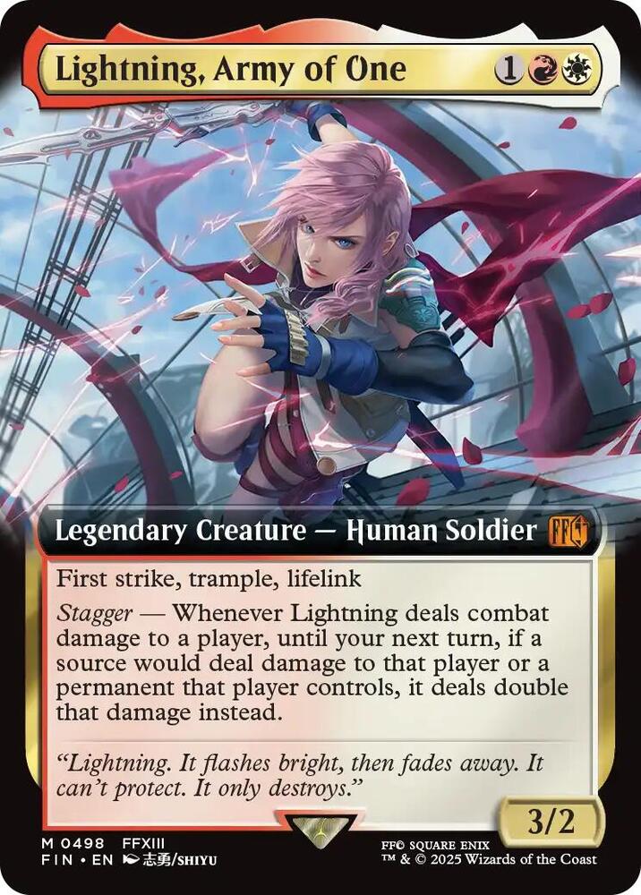 Lightning, Army of One (Extended Art) | FINAL FANTASY #498