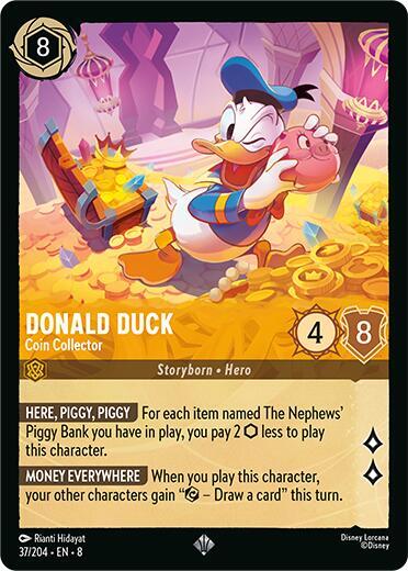 Donald Duck - Coin Collector | Reign of Jafar #37/204