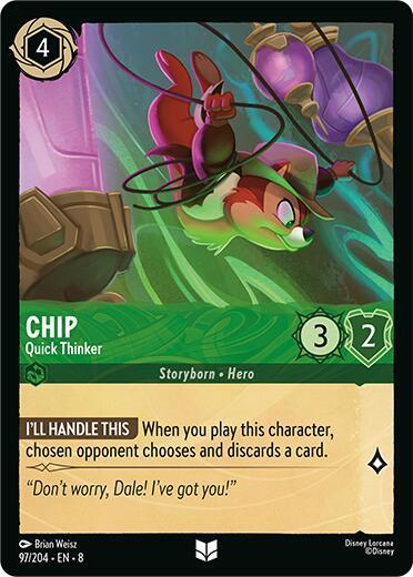 Chip - Quick Thinker | Reign of Jafar #97/204