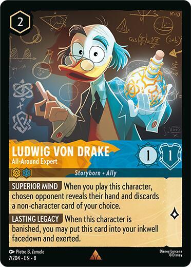 Ludwig Von Drake - All-Around Expert | Reign of Jafar #7/204