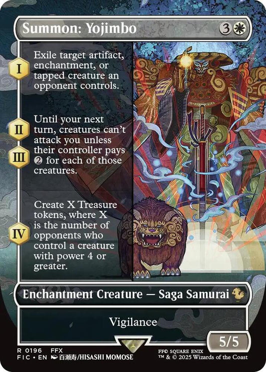 Summon: Yojimbo (Borderless) | Commander: FINAL FANTASY #196