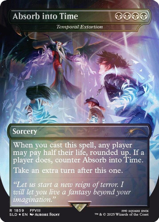 Absorb into Time - Temporal Extortion (Rainbow Foil) | Secret Lair Drop Series #1859