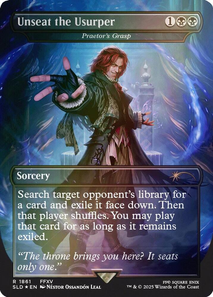 Unseat the Usurper - Praetor's Grasp (Rainbow Foil) | Secret Lair Drop Series #1861